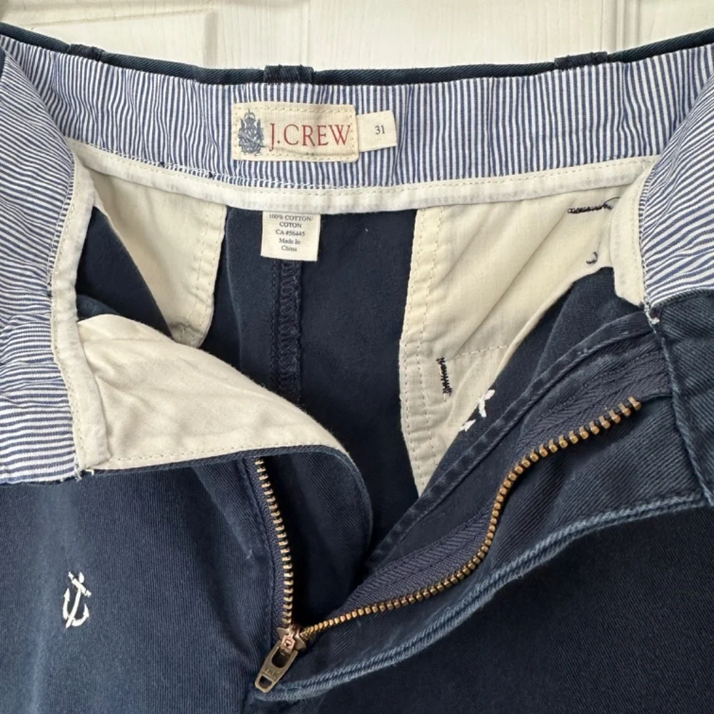 J. Crew Men's Shorts Size 31 Blue Flat Front